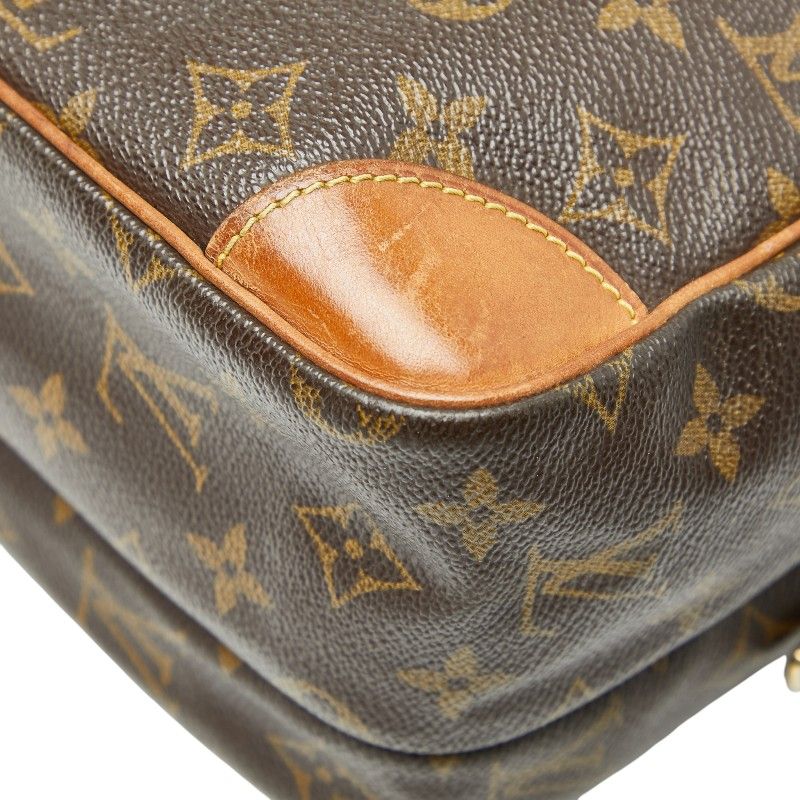 Louis Vuitton Monogram Nile Crossbody Shoulder Bag M45244 Brown PVC Leather