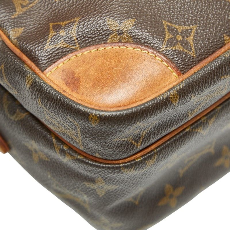 Louis Vuitton Monogram Nile Crossbody Shoulder Bag M45244 Brown PVC Leather