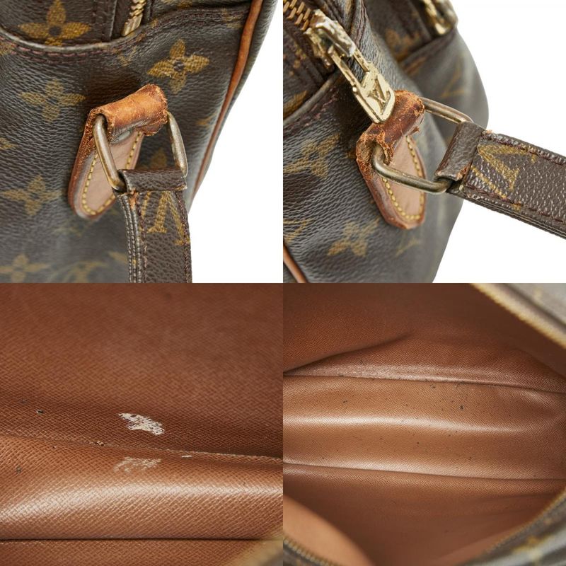 Louis Vuitton Monogram Nile Crossbody Shoulder Bag M45244 Brown PVC Leather