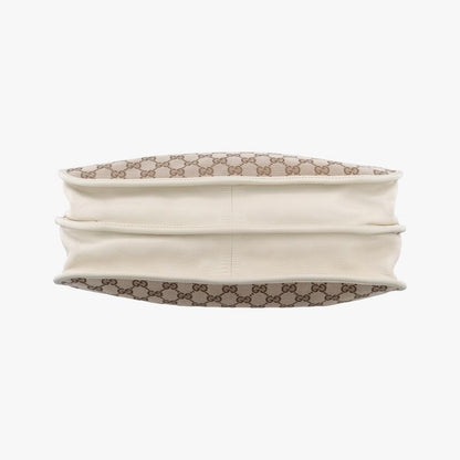 Gucci Horsebit 1955 Beige And White Canvas And Leather 621144 G033152077