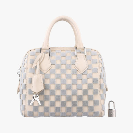 Louis Vuittonspeedy Cube PM Gray And White Damier Azure Canvas M48909 Ar1113