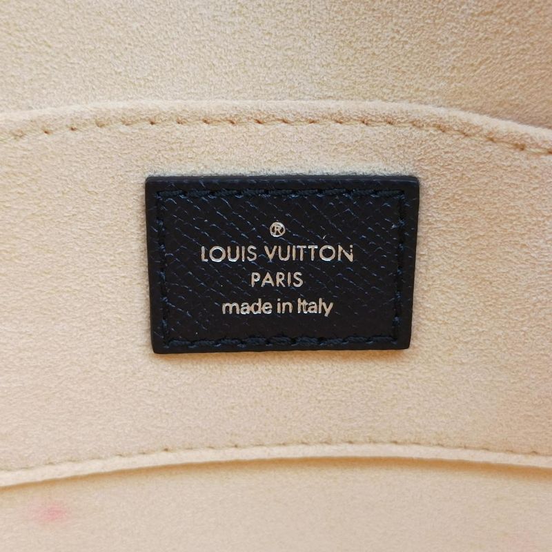Louis Vuitton Dauphine MINI Navy And Multicolor Leather M55454 Fo2109 IC Chip