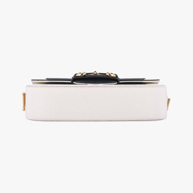 Gucci Adidas Collaboration Horsebit White And Black Leather 722009 F039657404