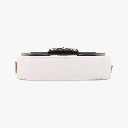 Gucci Adidas Collaboration Horsebit White And Black Leather 722009 F039657404