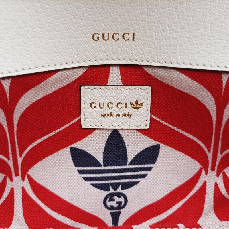 Gucci Adidas Collaboration Horsebit White And Black Leather 722009 F039657404
