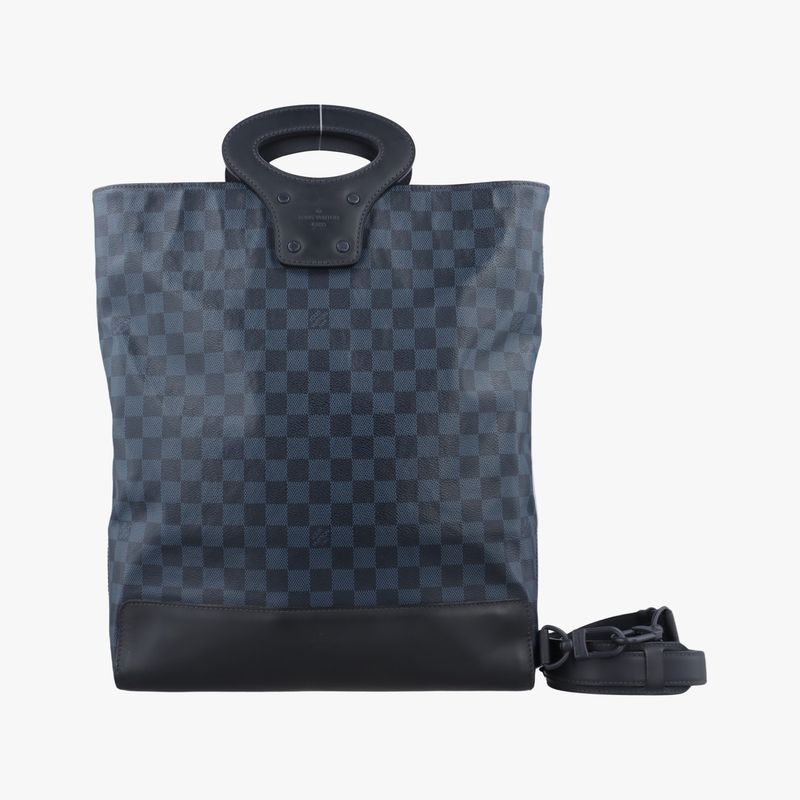 Louis Vuitton Damier Cobalt Tote NS Black And Navy Damier Cobalt N51100 Ba2154