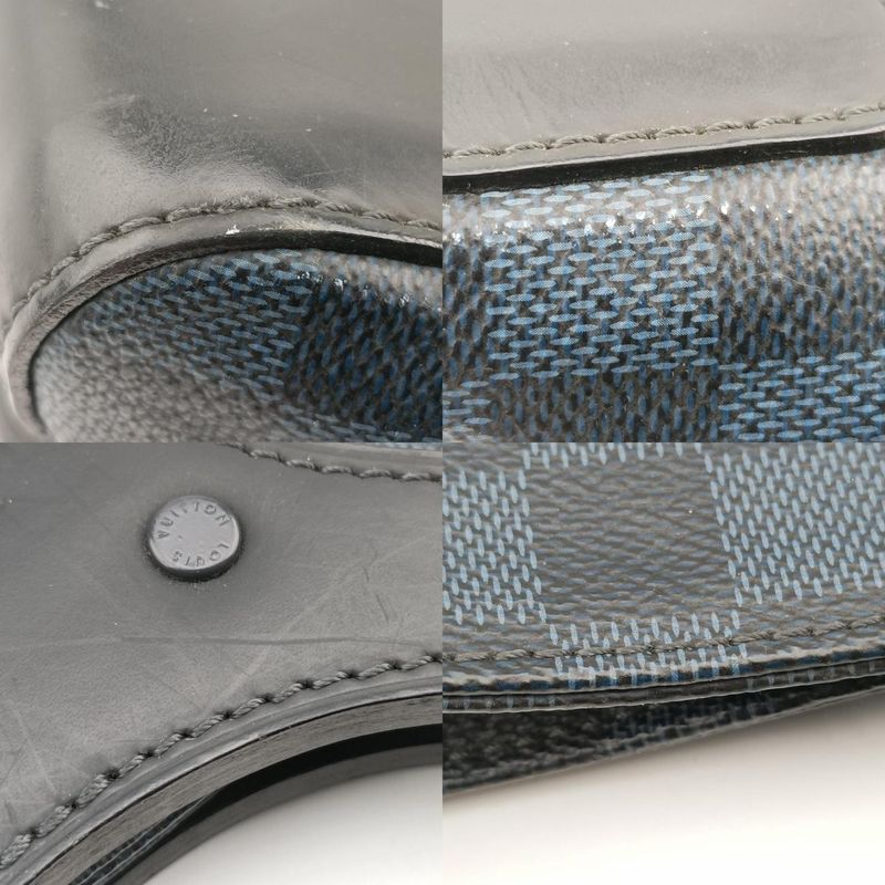 Louis Vuitton Damier Cobalt Tote NS Black And Navy Damier Cobalt N51100 Ba2154