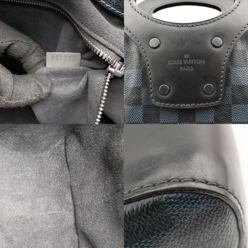 Louis Vuitton Damier Cobalt Tote NS Black And Navy Damier Cobalt N51100 Ba2154