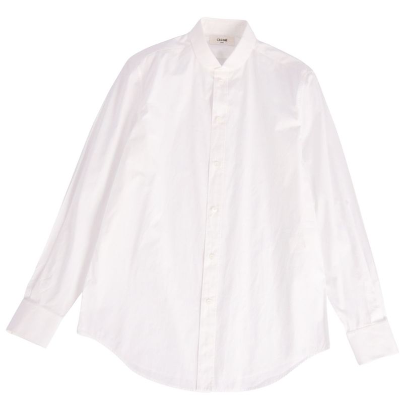 Celine Shirt Long Sleeves Long Sleeve Cotton Top