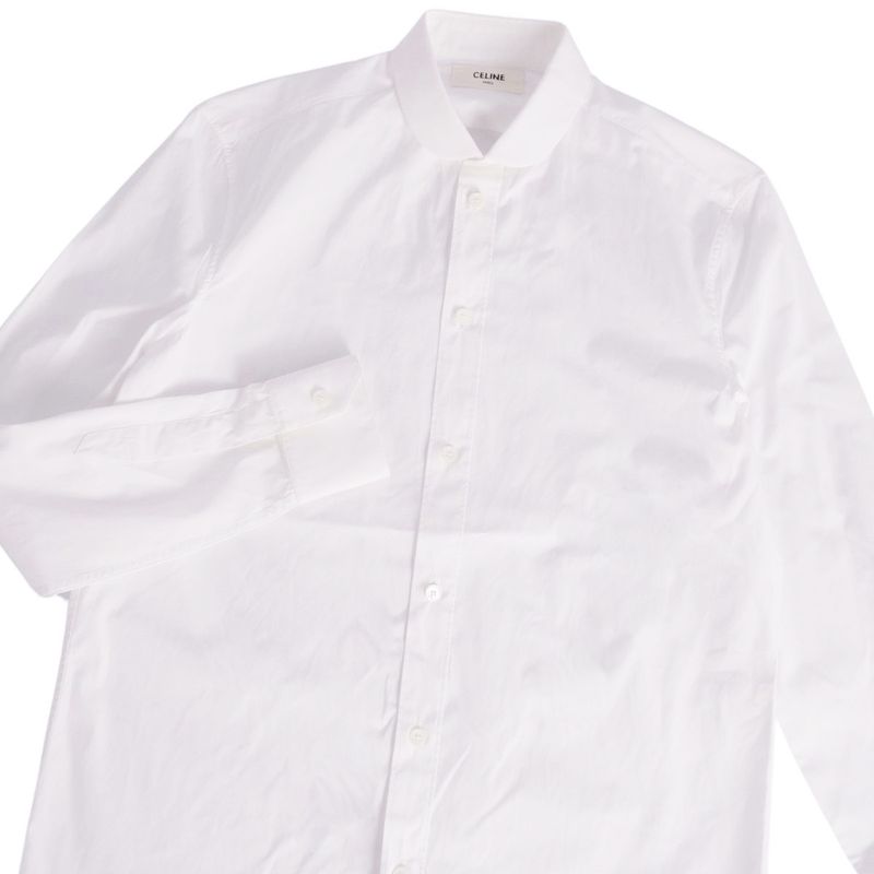 Celine Shirt Long Sleeves Long Sleeve Cotton Top