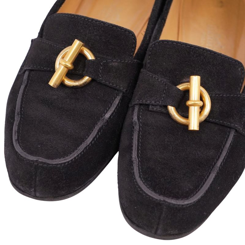 Hermes Loafer Moccasins Chaine D'ancre Hardware Grenat