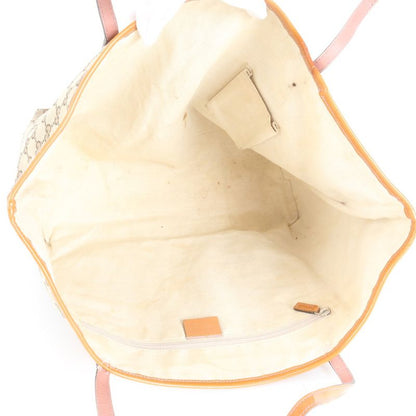 Gucci GG Canvas Sherry Line Jolie 211970 Leather Tote Bag Shoulder A4 Ladies