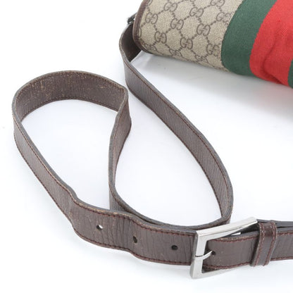 Gucci GG Supreme Sherry Line 180692 Leather Shoulder Bag Crossbody Messenger