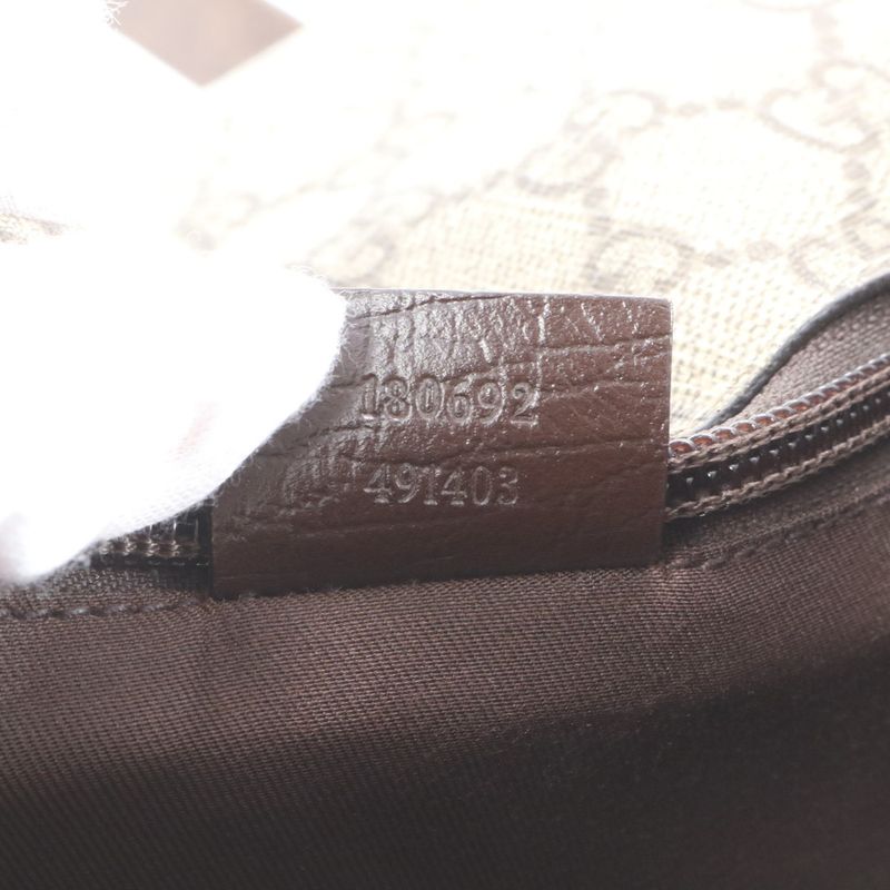 Gucci GG Supreme Sherry Line 180692 Leather Shoulder Bag Crossbody Messenger