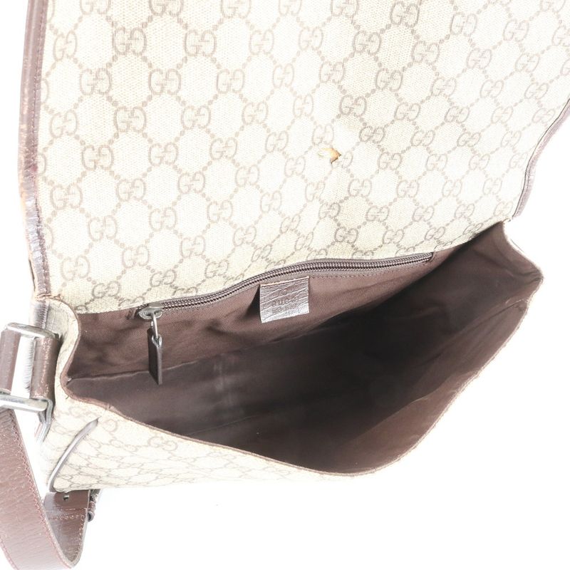 Gucci GG Supreme Sherry Line 180692 Leather Shoulder Bag Crossbody Messenger