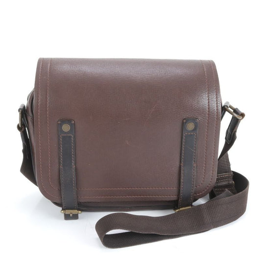 Louis Vuitton Utah Reporter Cafe M92072 Leather Shoulder Bag Crossbody Messenger