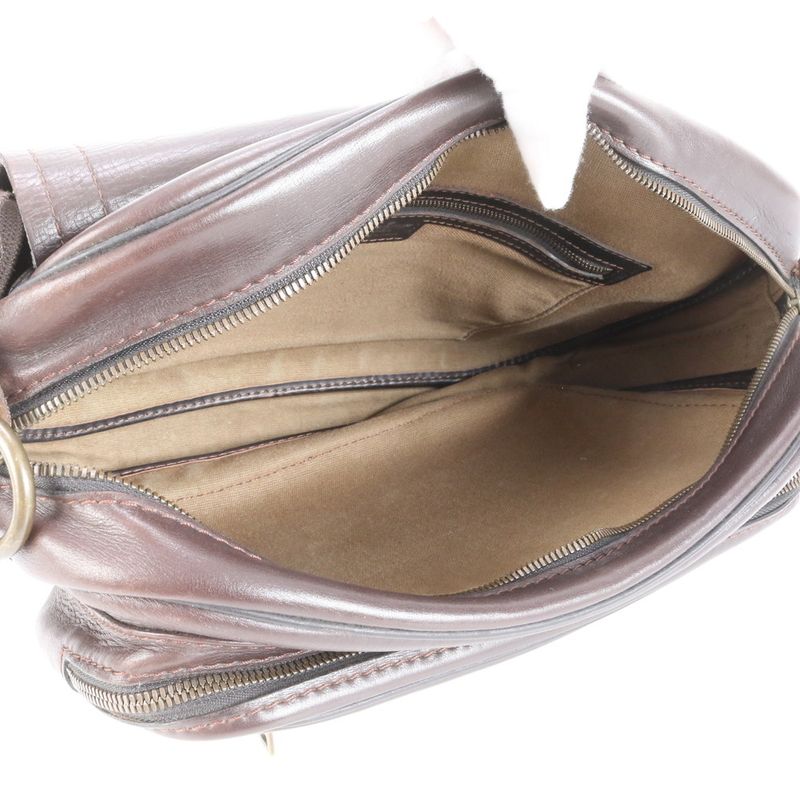 Louis Vuitton Utah Reporter Cafe M92072 Leather Shoulder Bag Crossbody Messenger