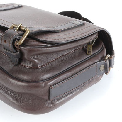 Louis Vuitton Utah Reporter Cafe M92072 Leather Shoulder Bag Crossbody Messenger