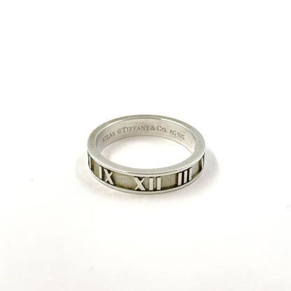 Tiffany & Co Atlas 925 Engraved Ag925 Silver Ring