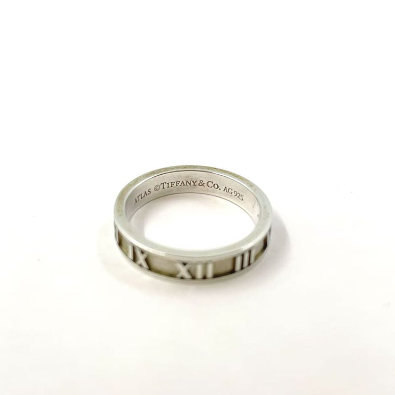 Tiffany & Co Atlas 925 Engraved Ag925 Silver Ring
