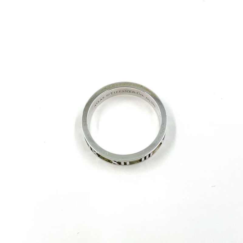 Tiffany & Co Atlas 925 Engraved Ag925 Silver Ring
