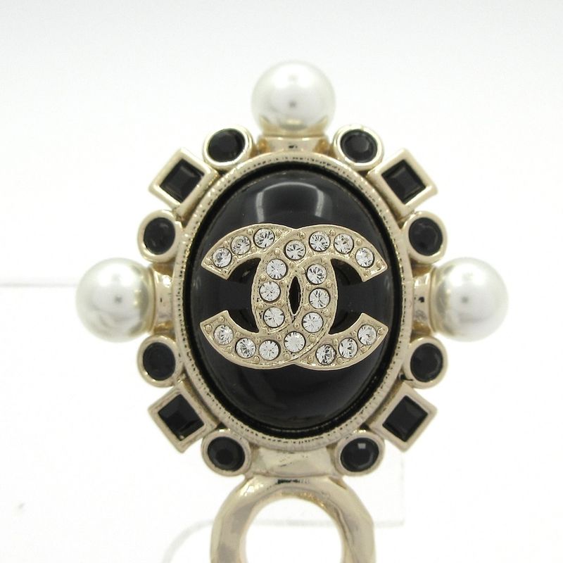 Chanel Earrings - Gold X Black X Multi