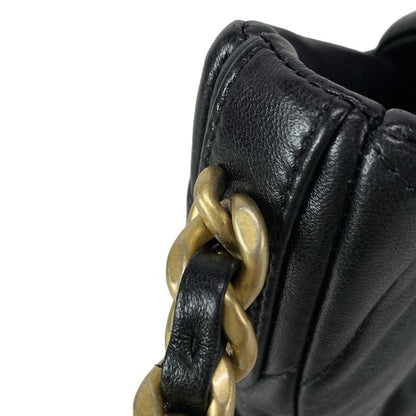 Chanel Shoulder Bag Chanel 19 Matelasse Hobo Bag As4638 Black Gold And Silver