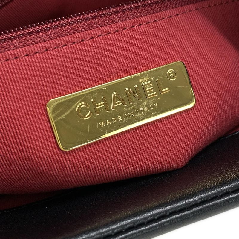 Chanel Shoulder Bag Chanel 19 Matelasse Hobo Bag As4638 Black Gold And Silver