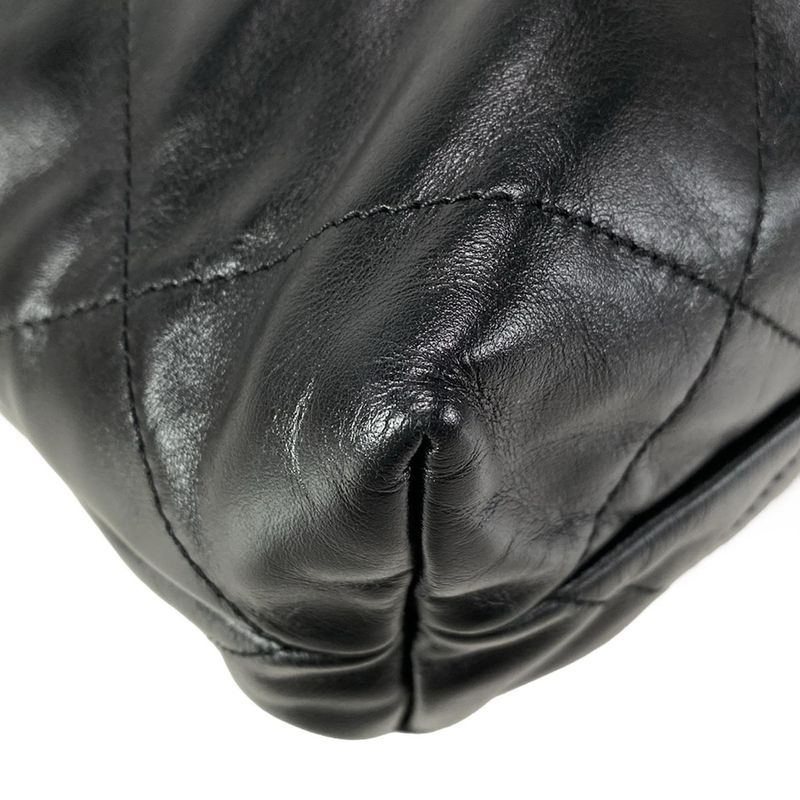 Chanel Shoulder Bag Chanel 22 Small Handbag As3260 Black Mattogo Old Hardware /