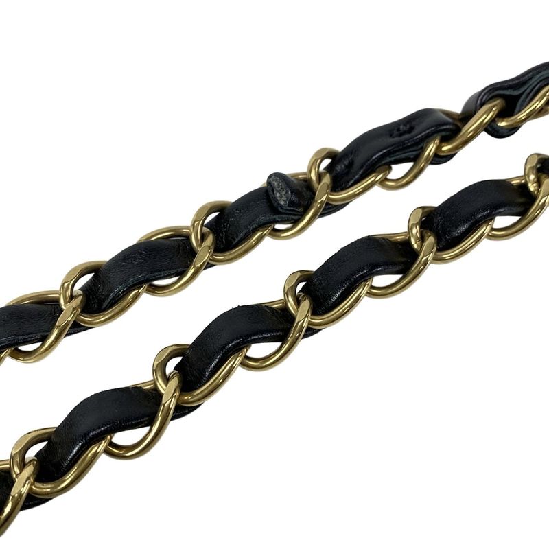 Chanel Shoulder Bag Chanel 22 Small Handbag As3260 Black Mattogo Old Hardware /