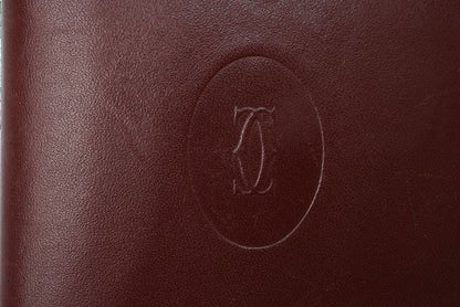 Cartier Fold Wallet Vintage Cartier Men's Must De Cartier Bordeaux 73184192