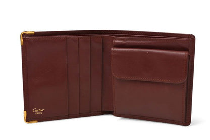 Cartier Fold Wallet Vintage Cartier Men's Must De Cartier Bordeaux 73184192