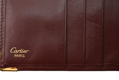 Cartier Fold Wallet Vintage Cartier Men's Must De Cartier Bordeaux 73184192