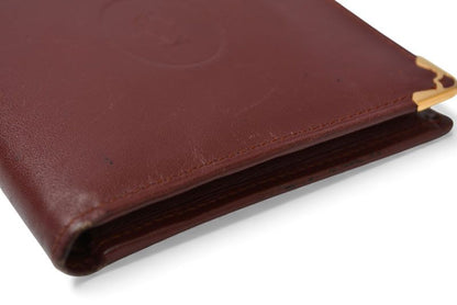 Cartier Fold Wallet Vintage Cartier Men's Must De Cartier Bordeaux 73184192