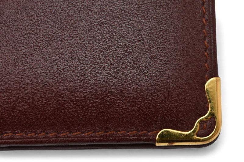 Cartier Fold Wallet Vintage Cartier Men's Must De Cartier Bordeaux 73184192