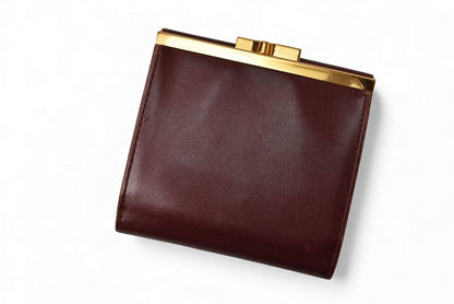 Cartier Folded Wallet Trifold Vintage Cartier Must De Cartier Bordeaux With