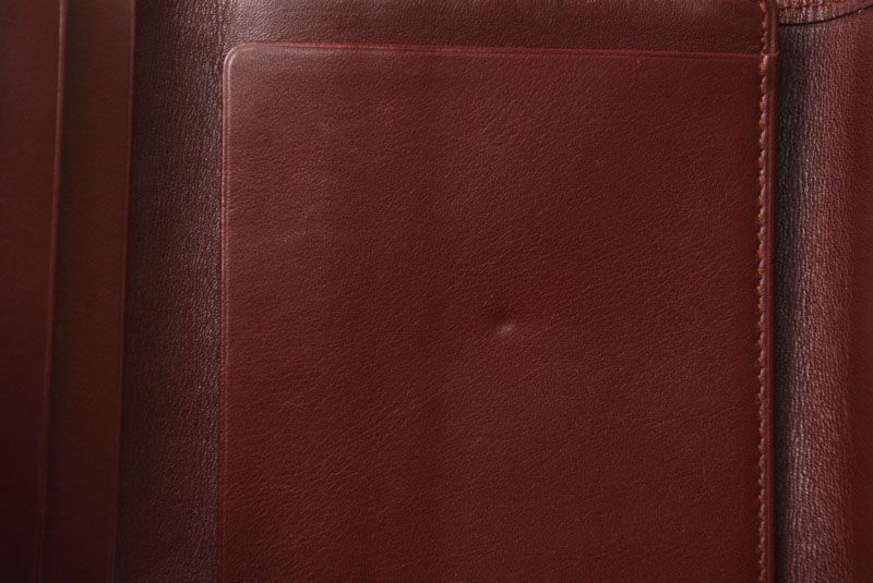 Cartier Folded Wallet Trifold Vintage Cartier Must De Cartier Bordeaux With