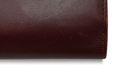 Cartier Folded Wallet Trifold Vintage Cartier Must De Cartier Bordeaux With