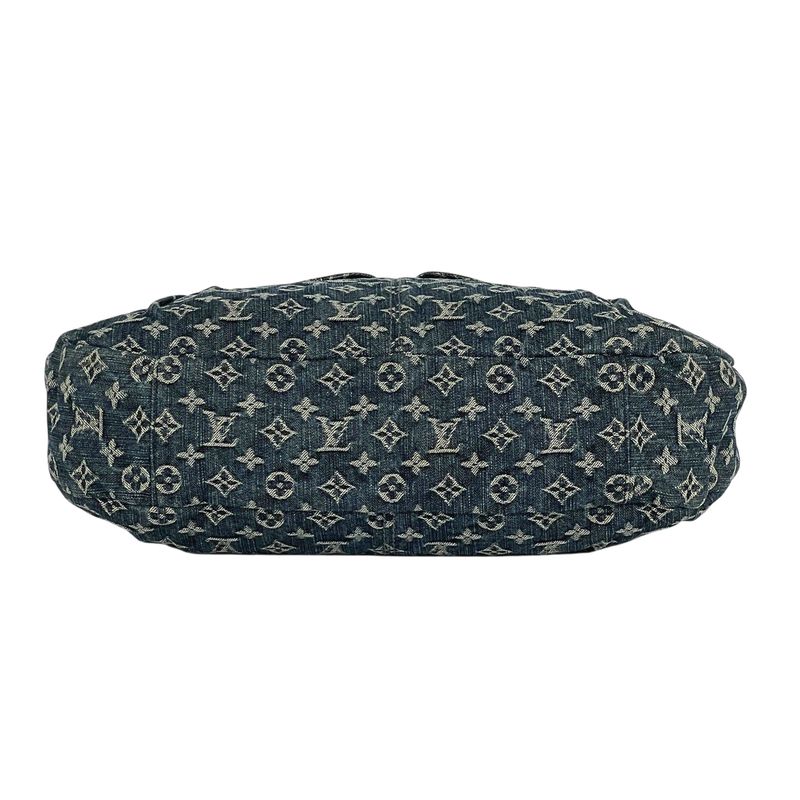 Louis Vuitton Daily GM Shoulder Bag Monogram Denim Gri Blue M40493 Women