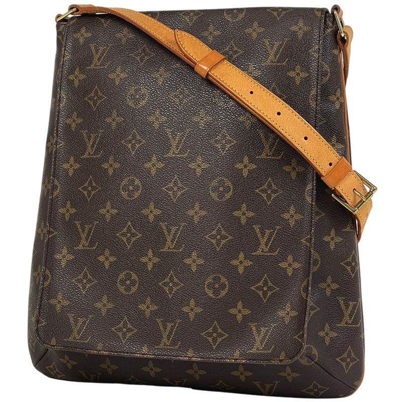 Louis Vuitton Musette Crossbody Shoulder Bag Monogram Brown M51256 Women