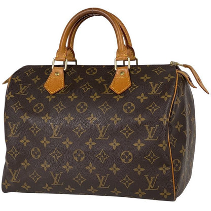Louis Vuitton Speedy 30 Boston Bag Commuter Handbag Monogram Brown M41526 Women