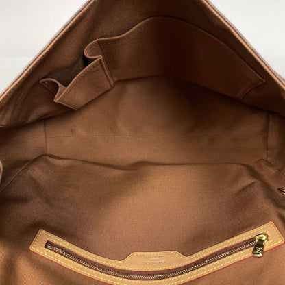 Louis Vuitton Abbess Messenger Bag Crossbody Shoulder Bag Monogram Brown M45257