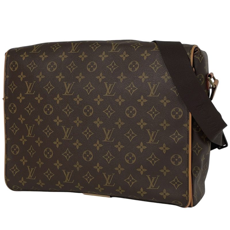 Louis Vuitton Abbess Messenger Bag Crossbody Shoulder Bag Monogram Brown M45257