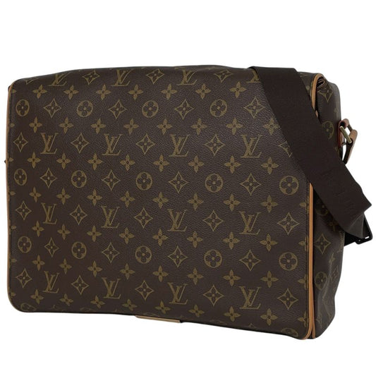 Louis Vuitton Abbess Messenger Bag Crossbody Shoulder Bag Monogram Brown M45257