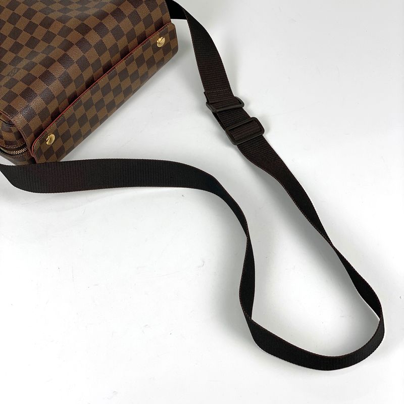 Louis Vuitton Naviglio Crossbody Shoulder Bag Damier Brown N45255 Women