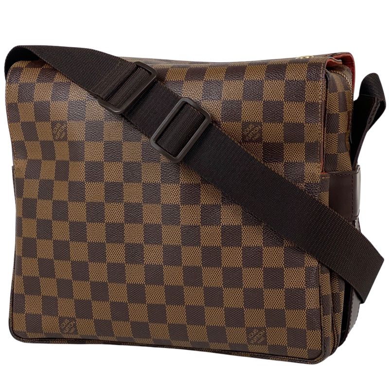 Louis Vuitton Naviglio Crossbody Shoulder Bag Damier Brown N45255 Women
