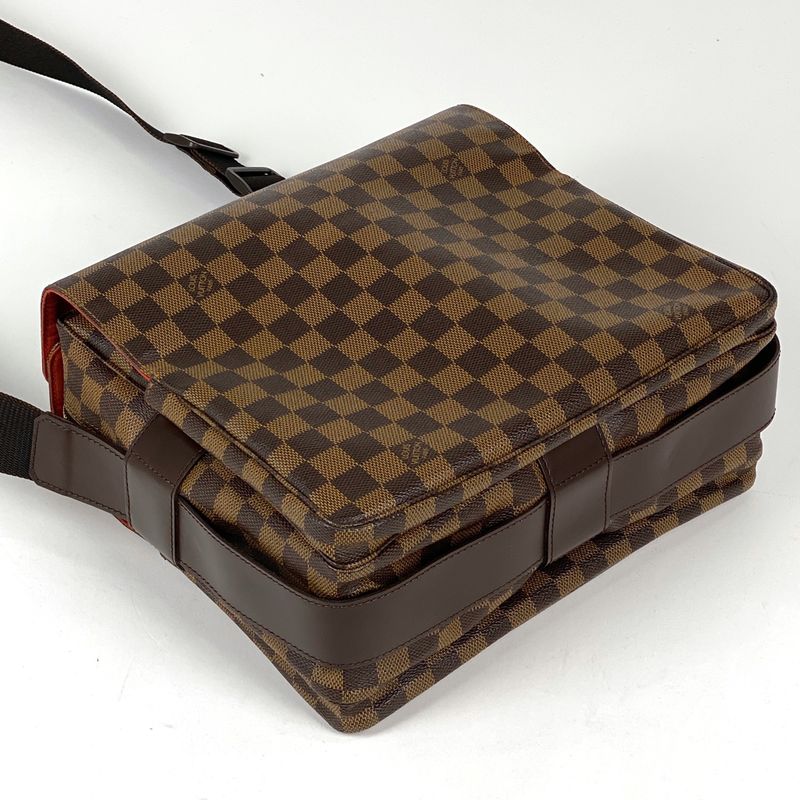 Louis Vuitton Naviglio Crossbody Shoulder Bag Damier Brown N45255 Women