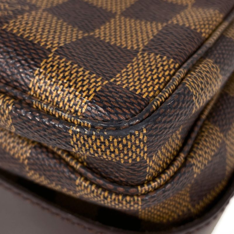 Louis Vuitton Naviglio Crossbody Shoulder Bag Damier Brown N45255 Women