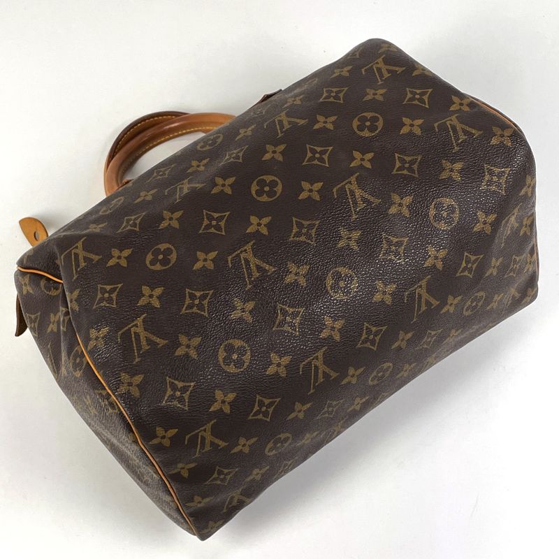 Louis Vuitton Speedy 30 Boston Bag Handbag Monogram Brown M41526 Women