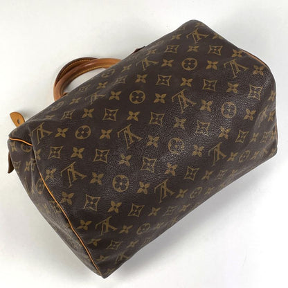 Louis Vuitton Speedy 30 Boston Bag Handbag Monogram Brown M41526 Women